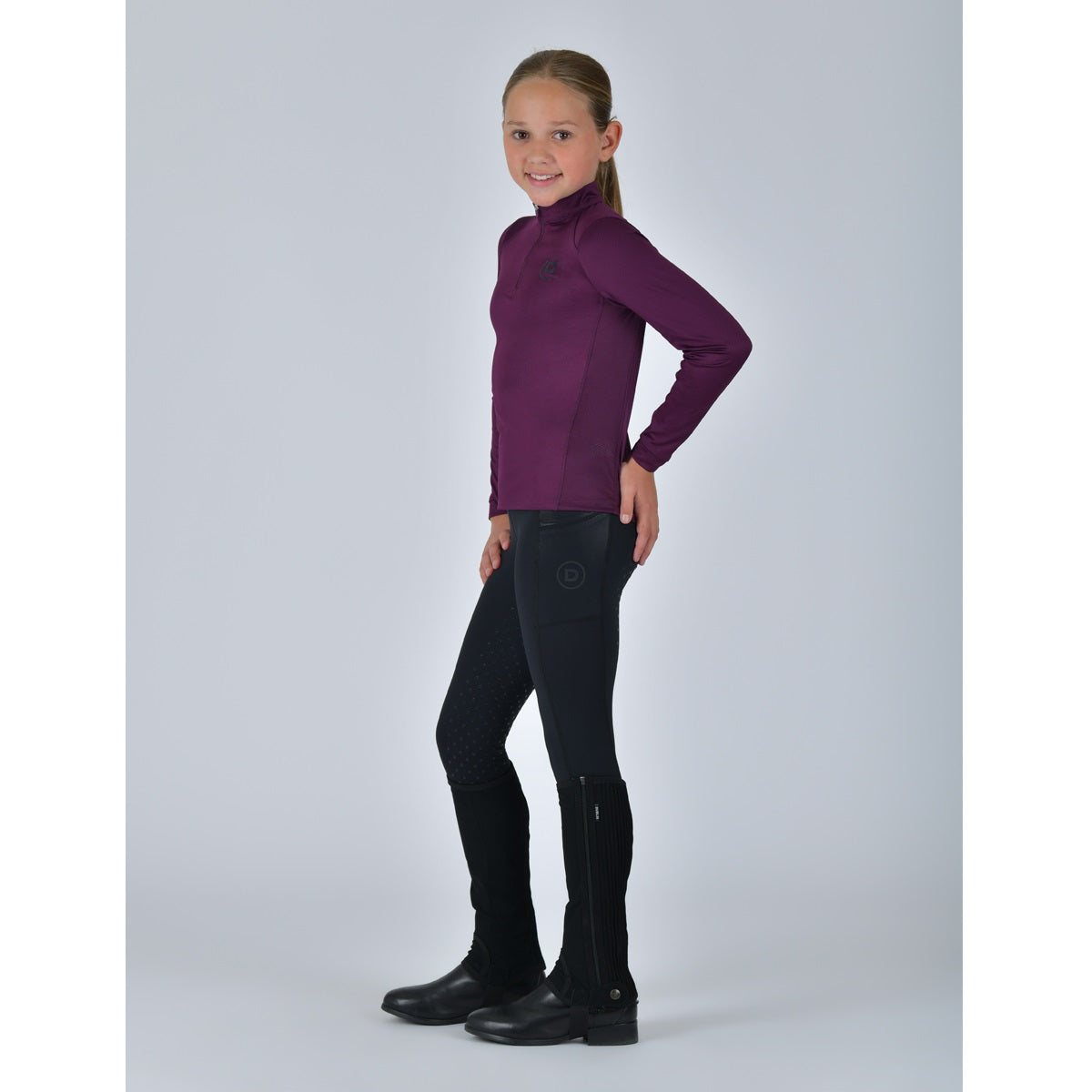 Dublin Kids Breathable Long Sleeve Riding Top