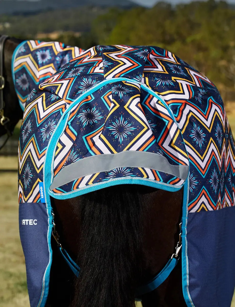 Weatherbeeta Comfitec Essential Turnout Combo Cover Lite Plus - 50g Sedona Star Print