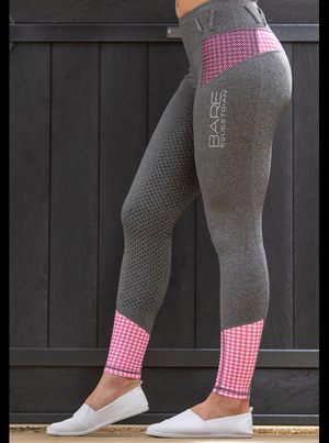 Bare Equestrian Performance Tights - Grey
