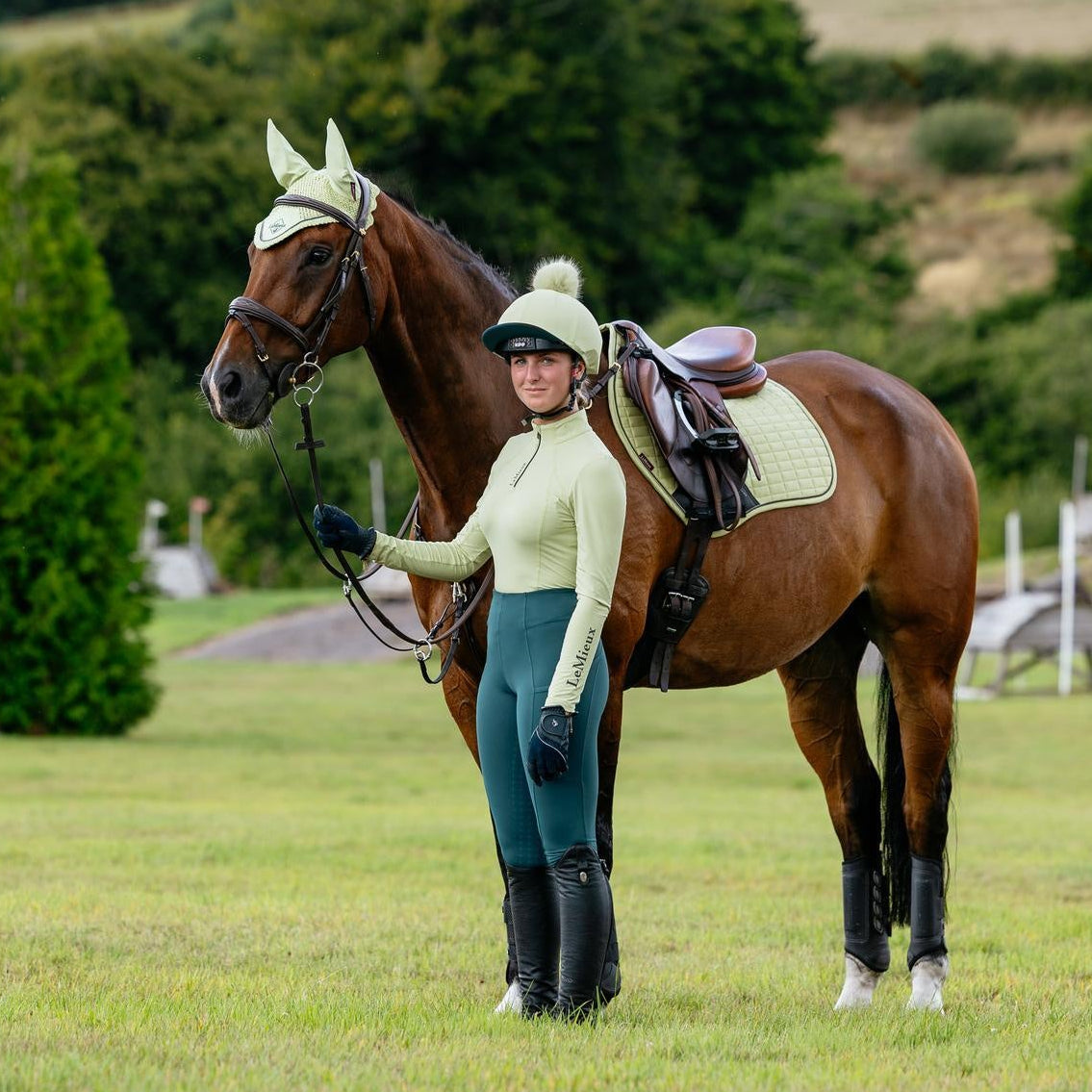 LeMieux Suede Close Contact Square Saddle Pad - SS26