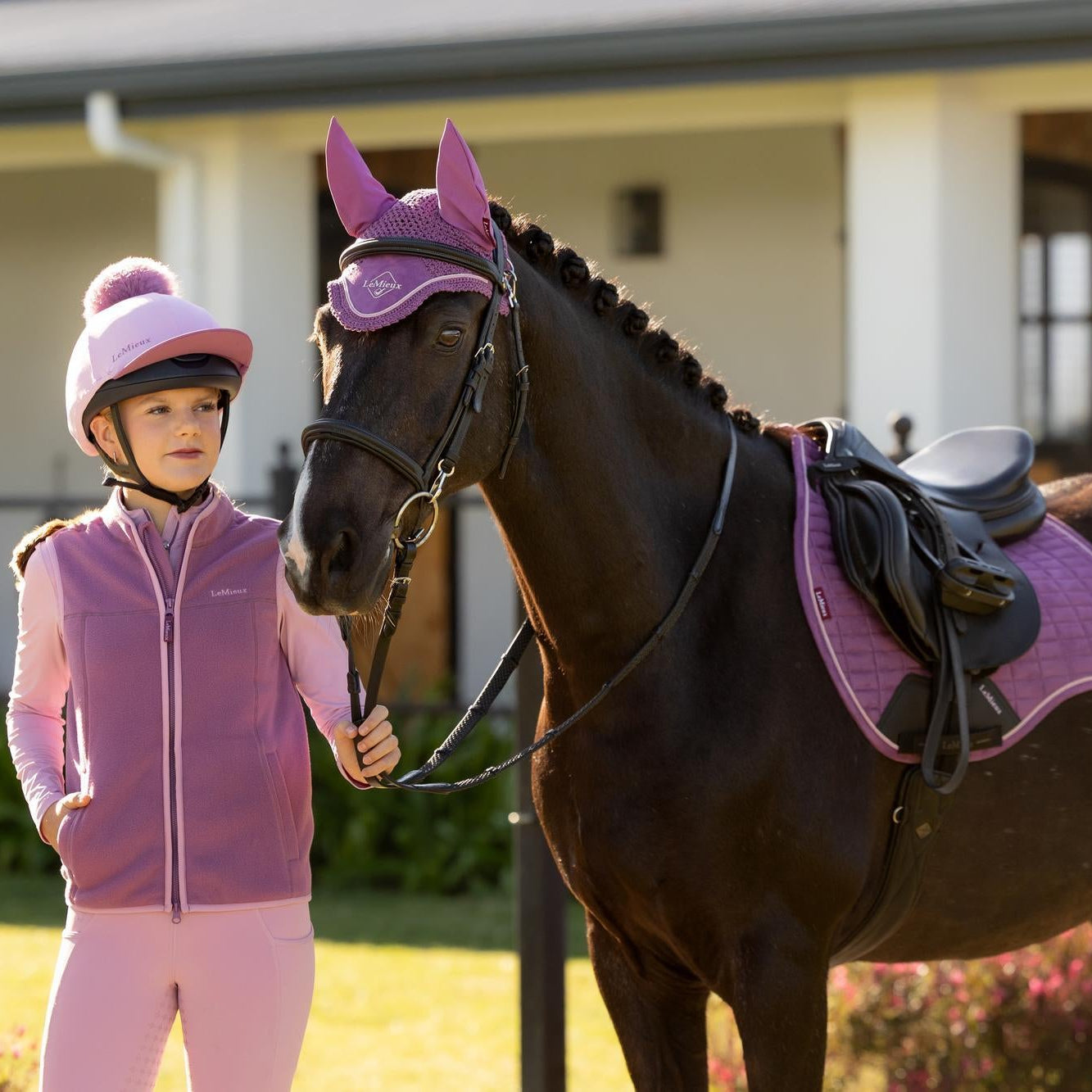 LeMieux Suede GP Square Saddle Pad - SS26