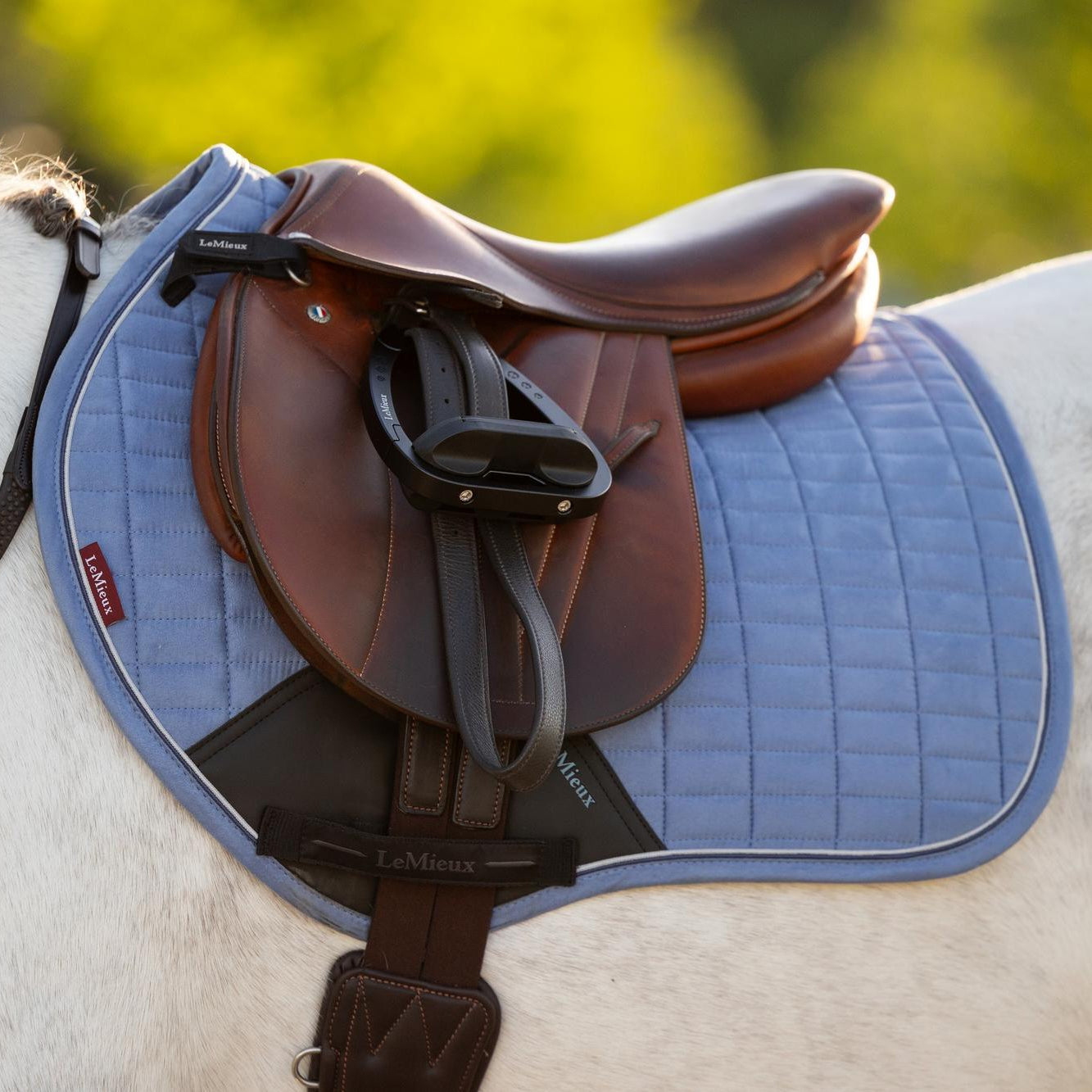 LeMieux Mini Suede Close Contact Square Saddle Pad - SS26