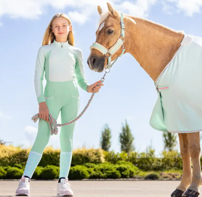 LeMieux Harlow Plush Headcollar Softmint - Mini