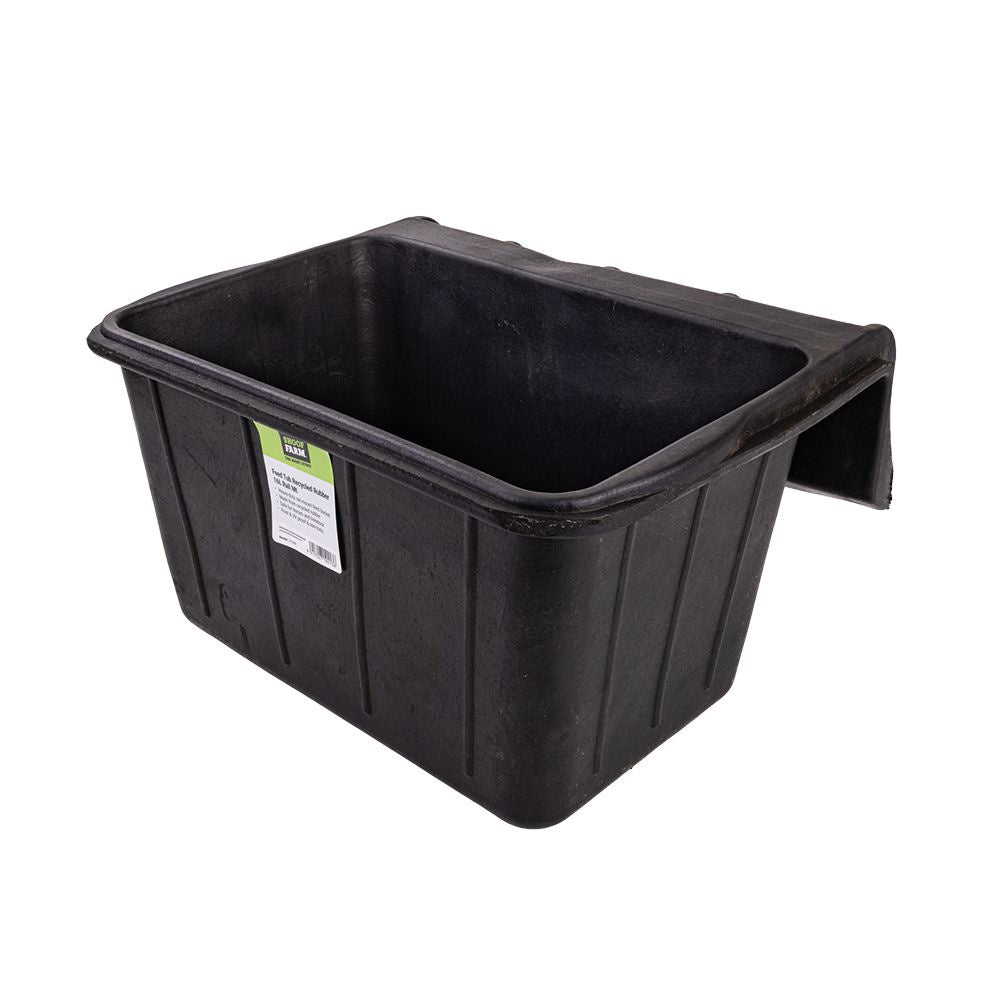 Shoof Feed Tub Recycled Rubber 16L Rail Mount