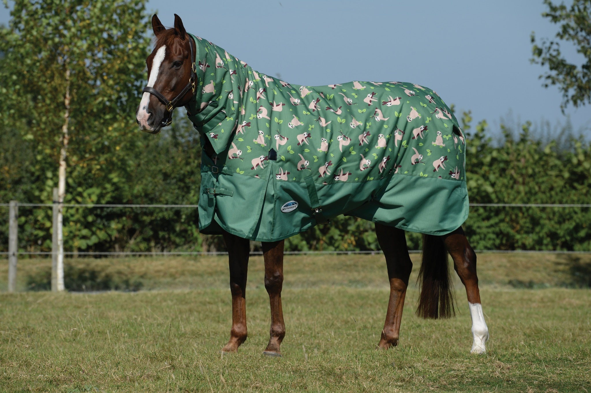 Weatherbeeta ComFiTec Essential Combo Lite Plus - Sloth Print