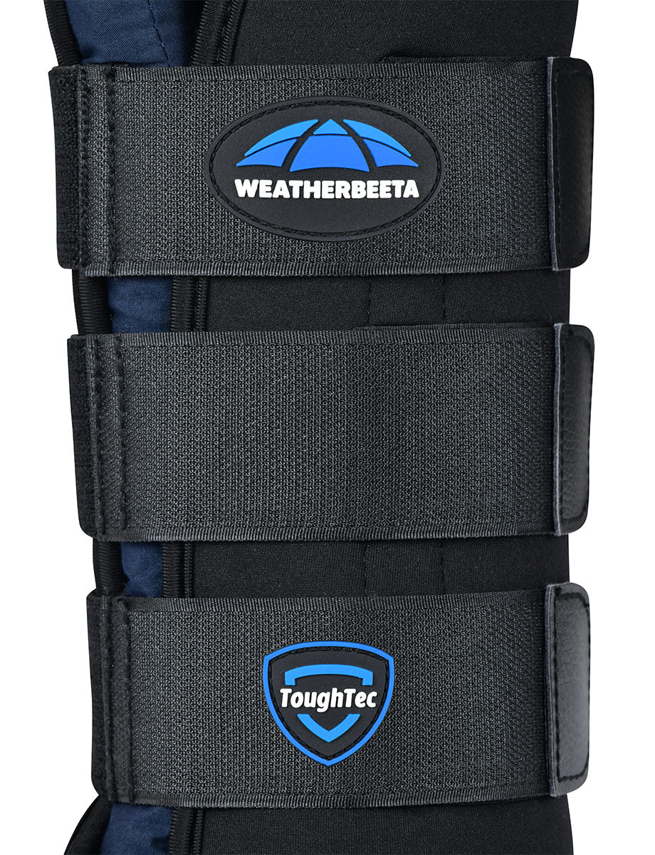 Weatherbeeta Tough-Tec Stable Boots Wraps - Black/Navy