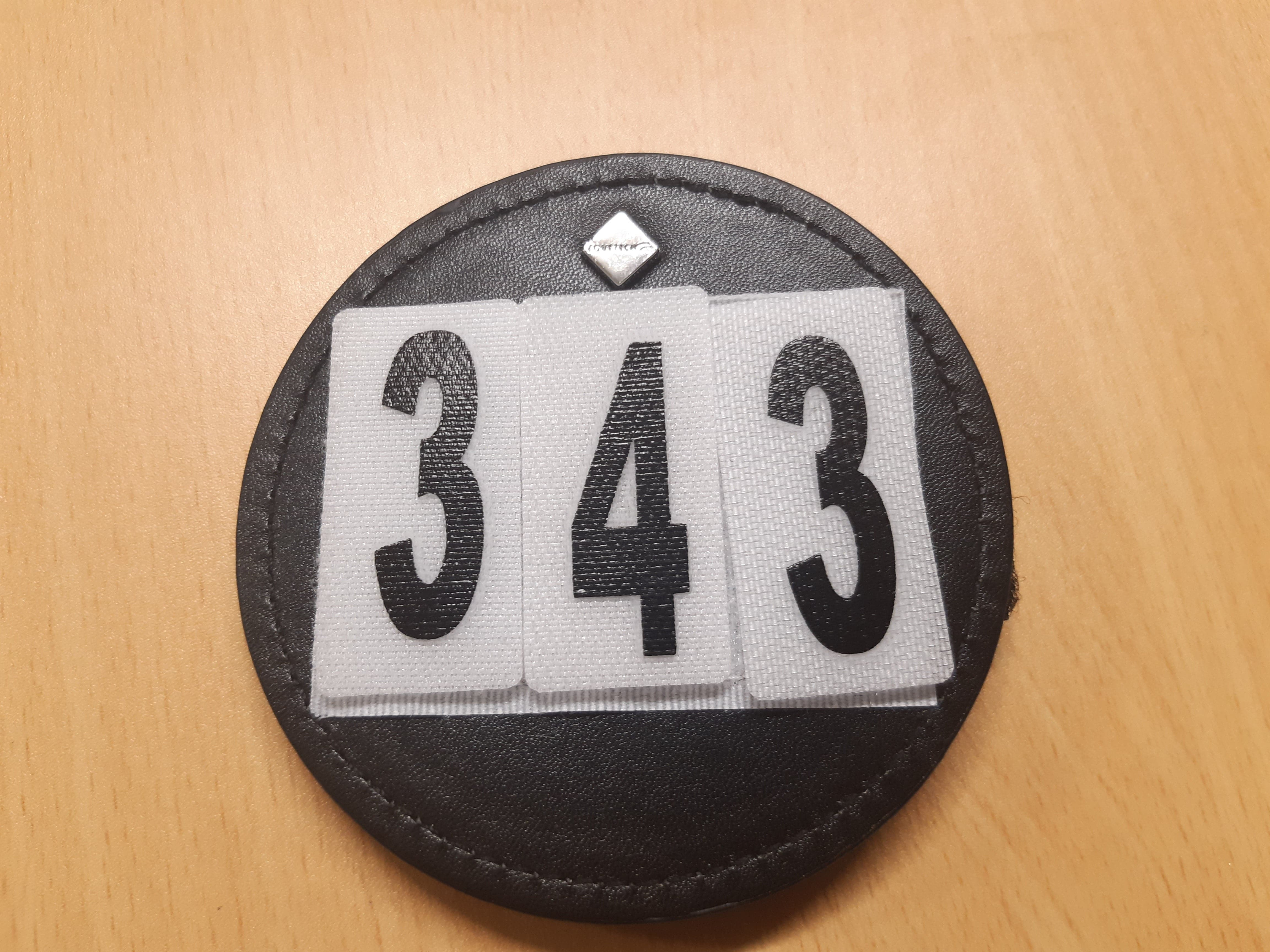 Equetech Luxe Dressage Bridle Number - Pair