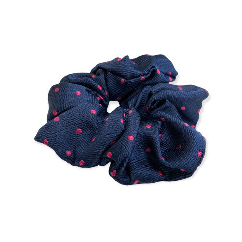 Equetech Jacquard Hair Scrunchie - Polka Dot