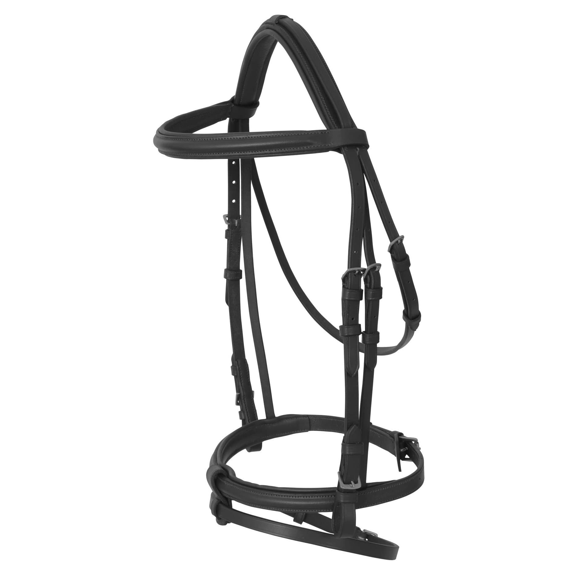 Platinum Raised Padded Hanovarian Bridle