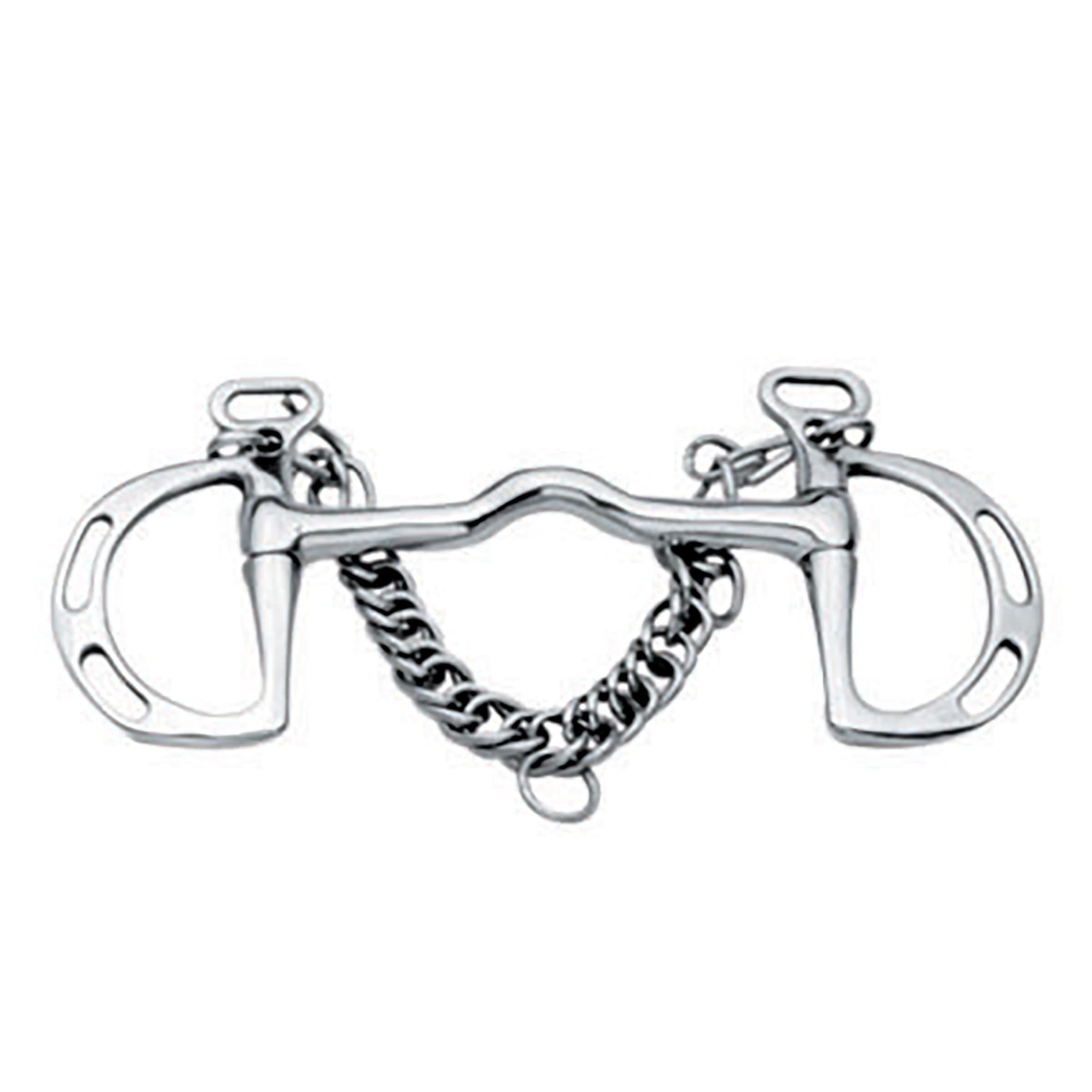 Korsteel Cambridge Mouth Kimblewick Slotted Ring Bit