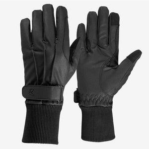 Horze PU Leather Fleece Gloves