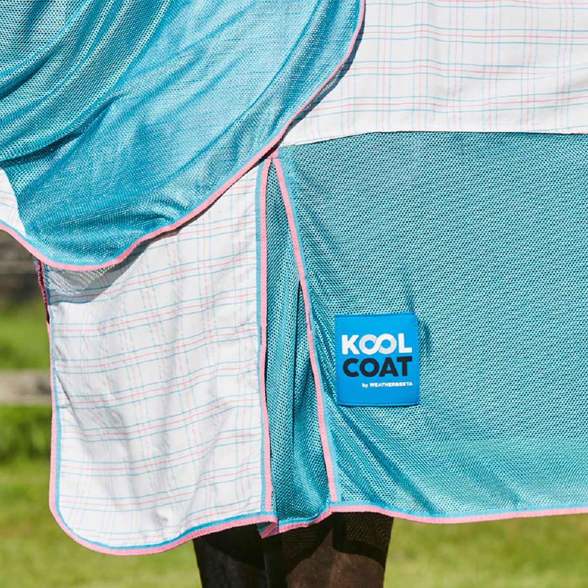 Kool Coat Cotton Airstream - White/Turquoise/Pink