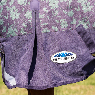 Weatherbeeta ComFiTec Plus Dynamic II Combo Neck Cover Medium/Lite - Abstract Floral