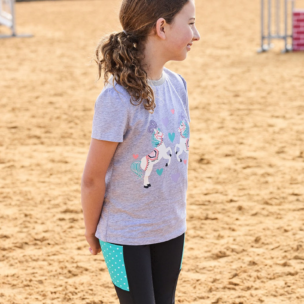 Dublin Kids Pepper Puff Sleeve Tee