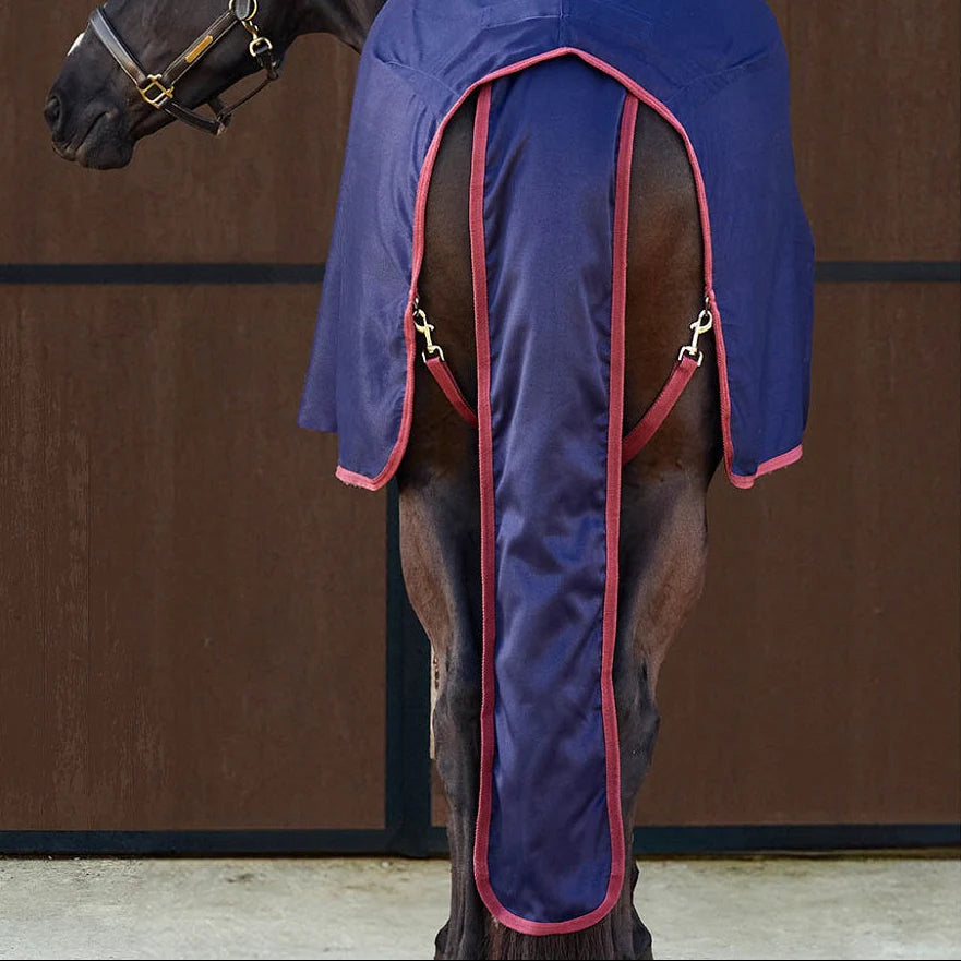 Weatherbeeta Show Sheet Tail bag - Navy/Burgundy