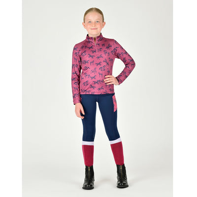 Dublin Kids Autumn Sally Long Sleeve Riding Top