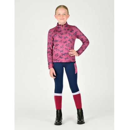 Dublin Kids Autumn Sally Long Sleeve Riding Top