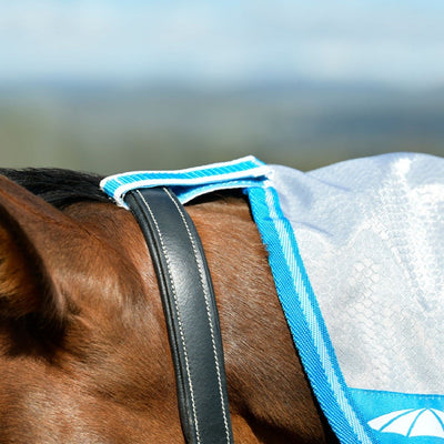 Weatherbeeta ComFiTec Hexi Shield Combo Cover - Silver/Teal Blue