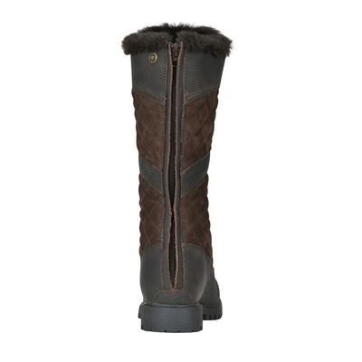 Dublin Yukon Quilt Boots - Chocolate Brown