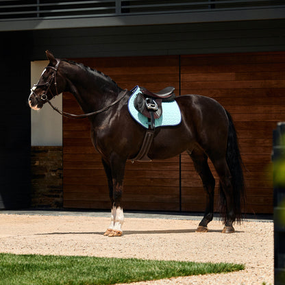 Weatherbeeta Suede Elite Air-Tec Jump Shaped Saddle Pad