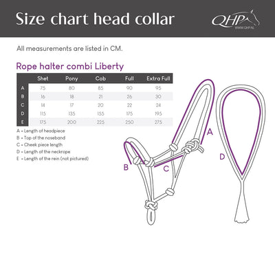 QHP Rope Halter Combi Liberty