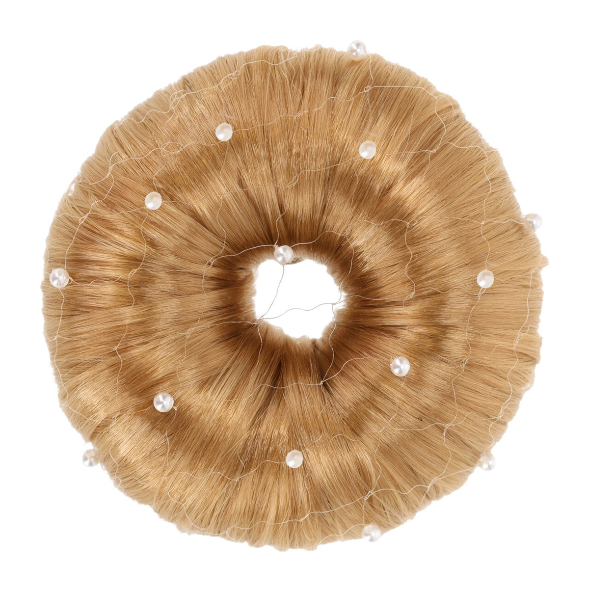 QHP Invisible Hair Net Pearl