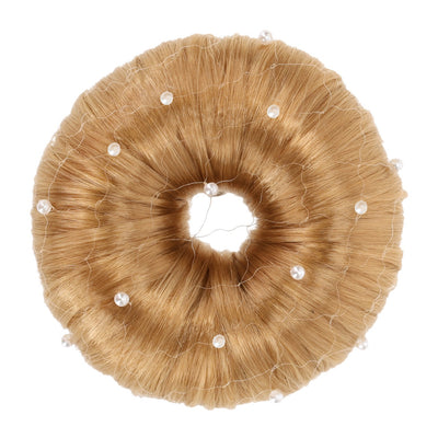 QHP Invisible Hair Net Pearl