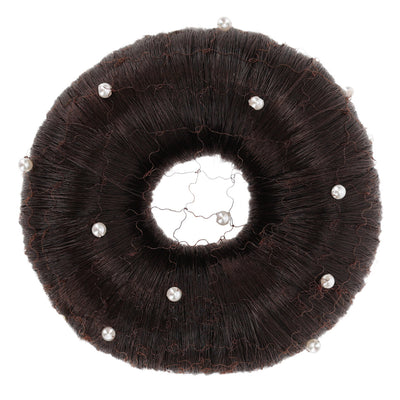 QHP Invisible Hair Net Pearl