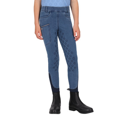 QHP Riding Tights Junior Full Grip - Rosalynn