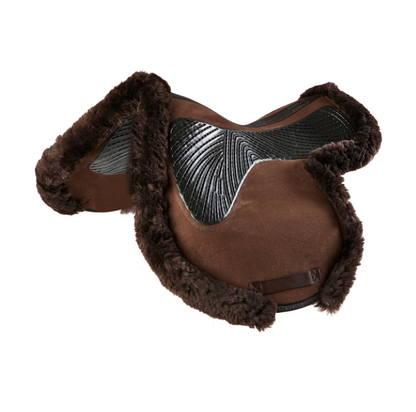 Acavallo Twin Sided Classic Gel Jump Pad Numnah - Full Sheepskin Edge