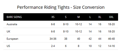 BARE Performance Riding Tights - Navy Croc