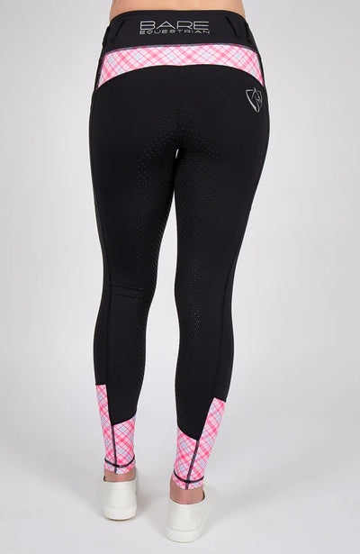 Bare Equestrian Youth Performance Riding Tights - Roseberry