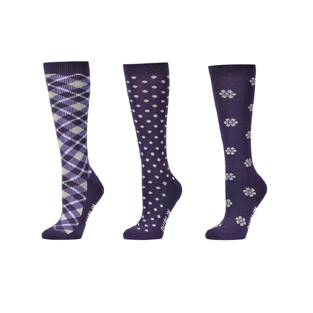 Dublin 3 Pack Adults Socks - Winter 24