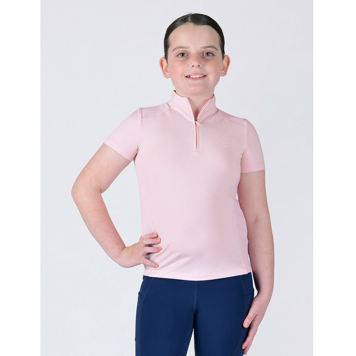 Dublin Kids Tabby Short Sleeve Riding Top