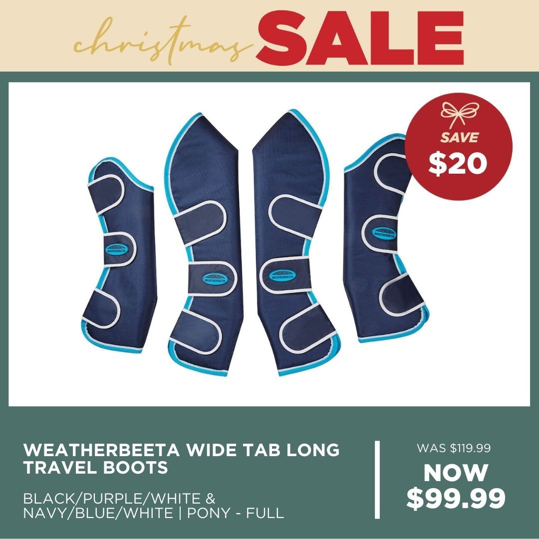 Weatherbeeta Wide Tab Long Travel Boots