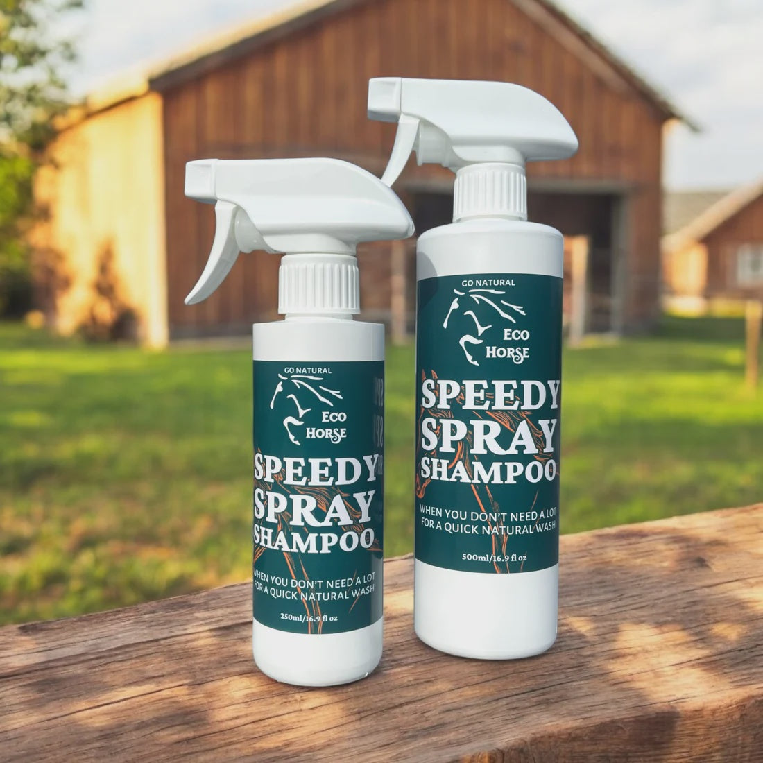 Eco Horse Speedy Spray Shampoo - Cucumber & Green Tea