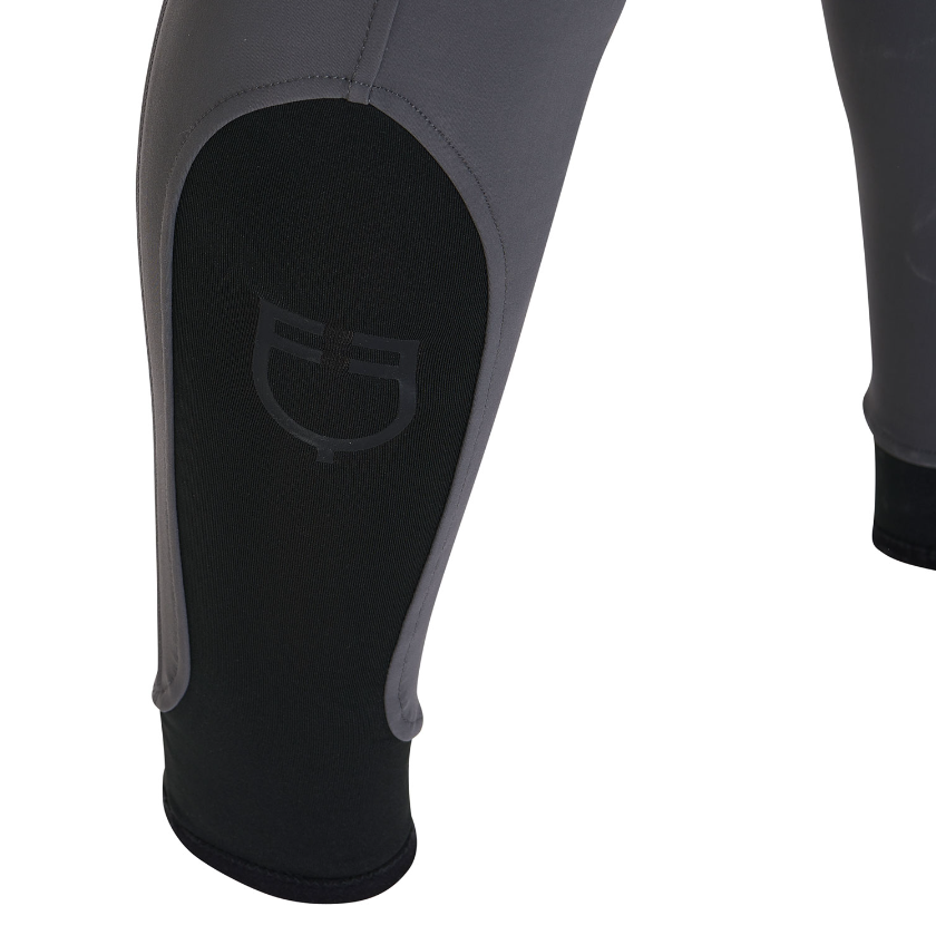 Equestro Men's Slim Fit Knee Patch Breeches