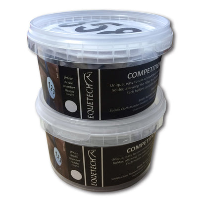 Equetech Saddle Cloth Dressage Number - Pair