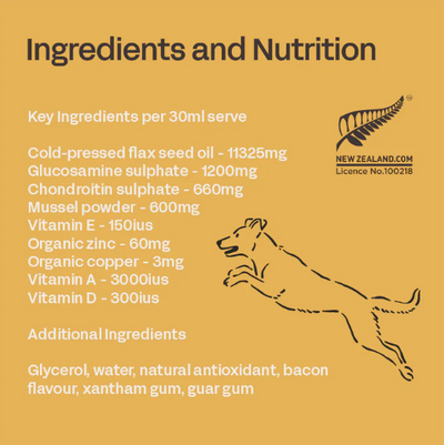 Four Flax Canine Bone & Joint - 500mls
