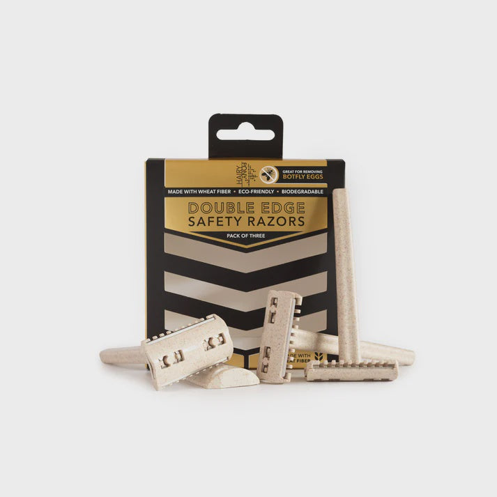 Hairy Pony Double Edge Safety Razors - 3 Pack