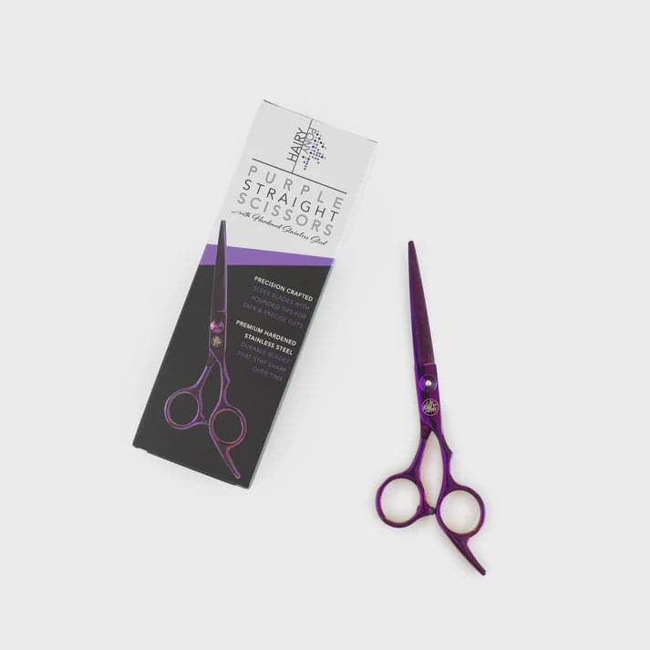 Hairy Pony Straight Horse Scissors - Purple