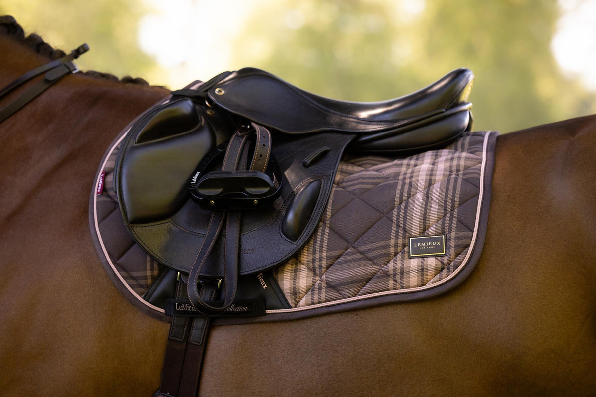 LeMieux Check Jump Square Saddle Pad