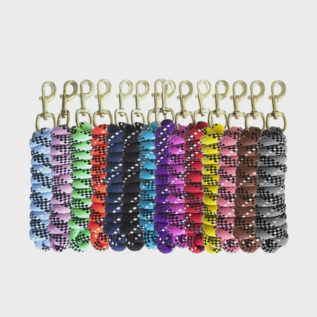 KM Elite 7ft Cotton Double Braid Lead Rope