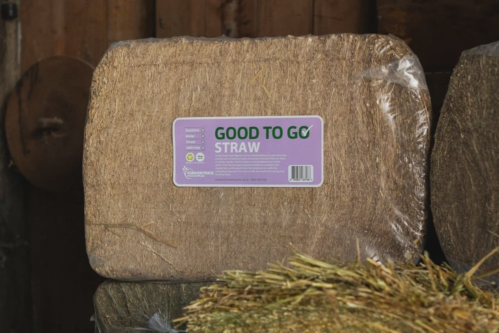 Straw Compact Bale - Wrapped