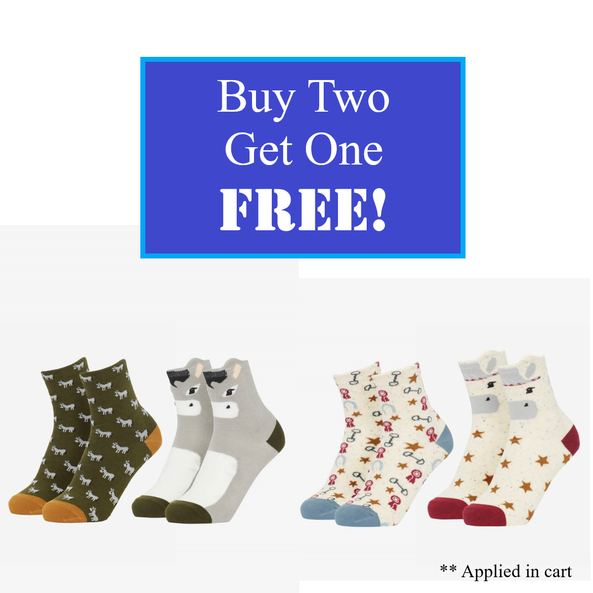 LeMieux Mini Character Socks - 2Pack - AW24