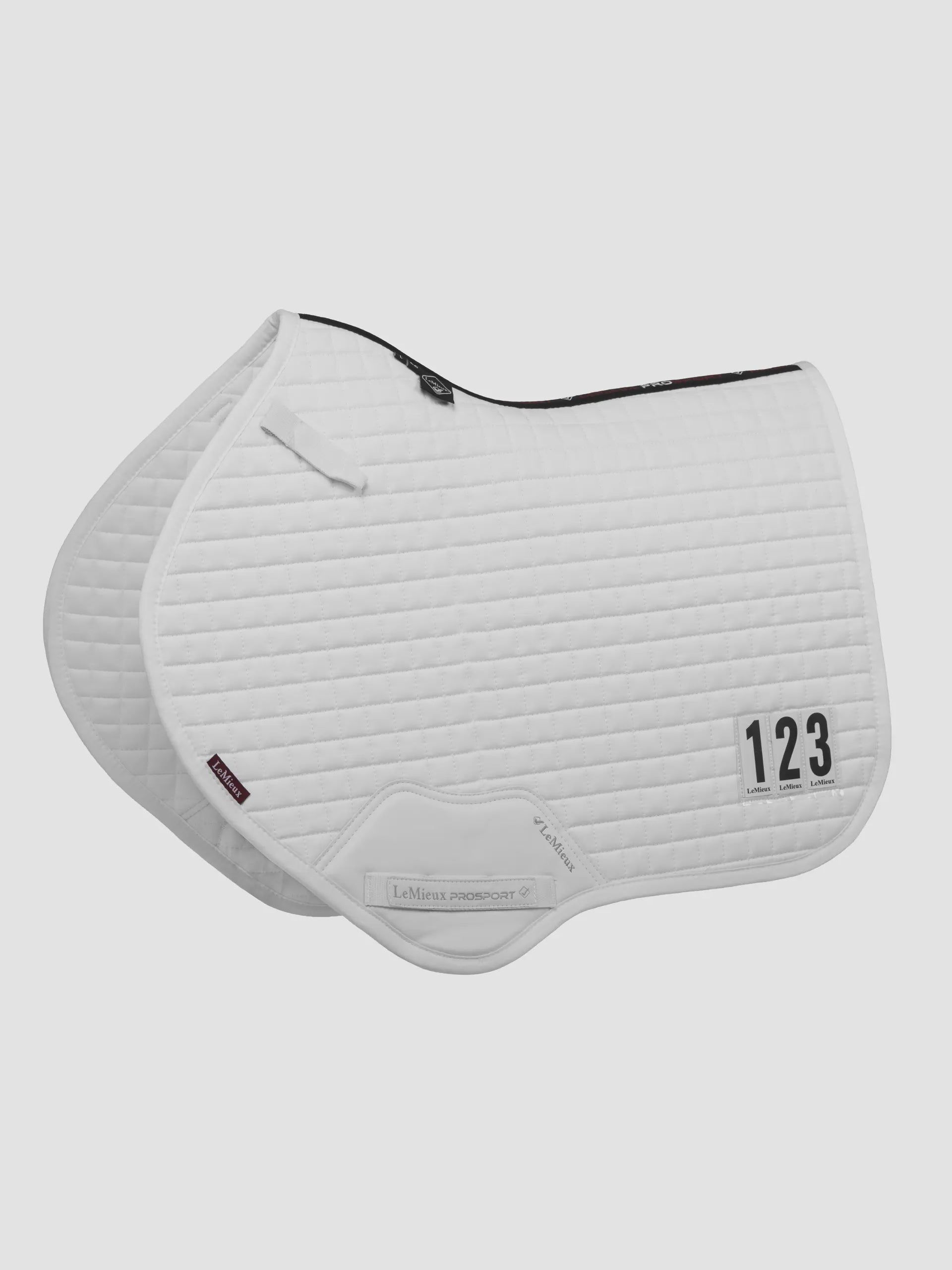 LeMieux Cotton Close Contact Competition Square - White