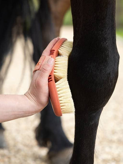 LeMieux Flexi Scrubbing Brush - Apricot