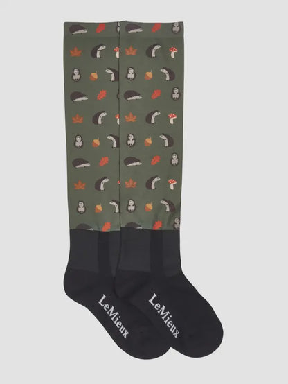 LeMieux Footsie Socks - Hedgehogs