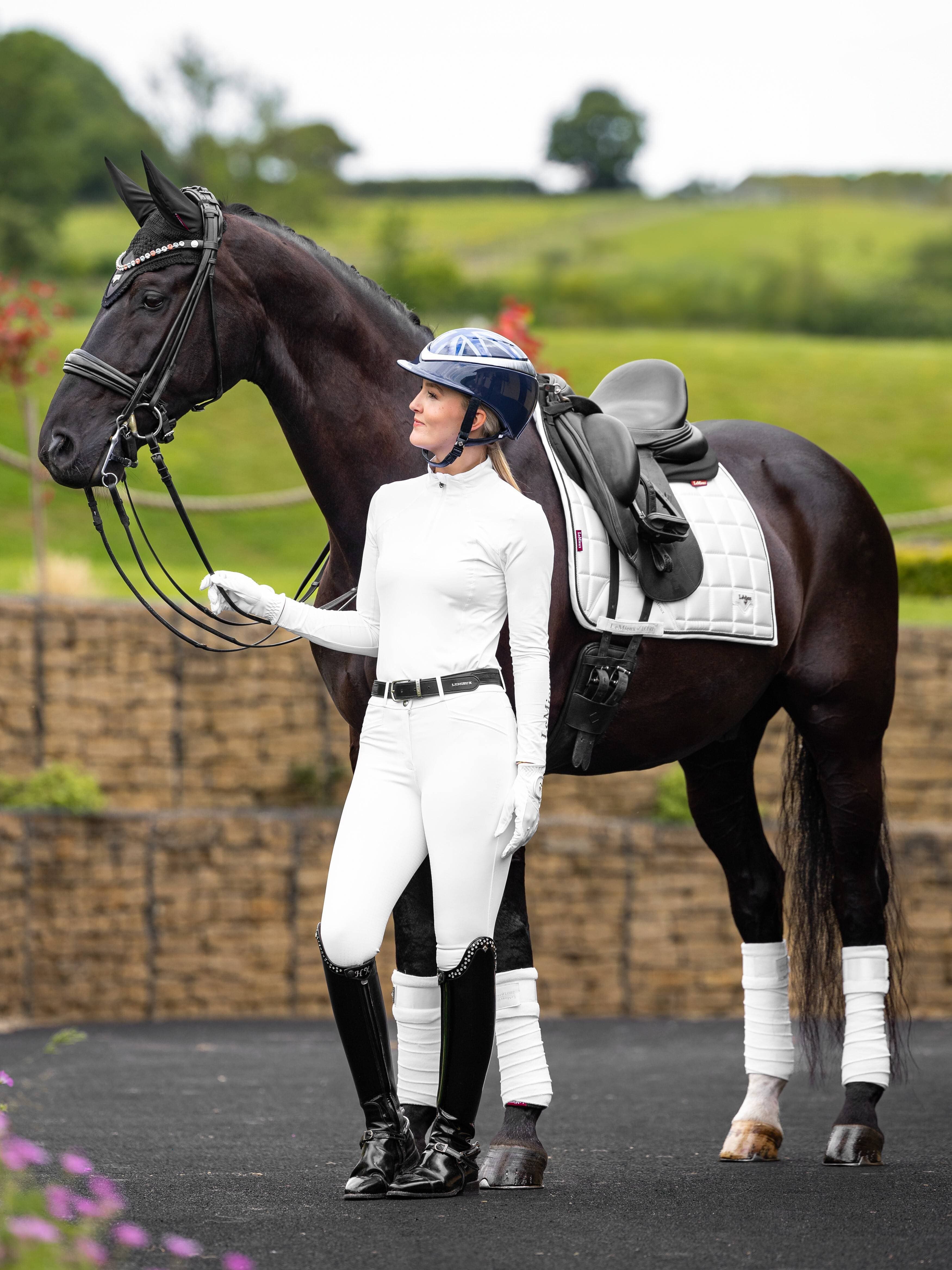 LeMieux Loire Dressage Square - White