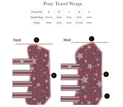 LeMieux Pony Fleece Travel Wraps